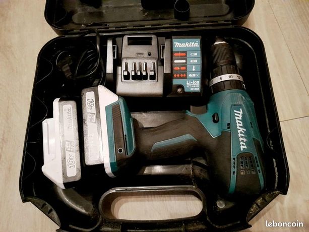 Perceuse Visseuse Makita 18v + 2 batteries