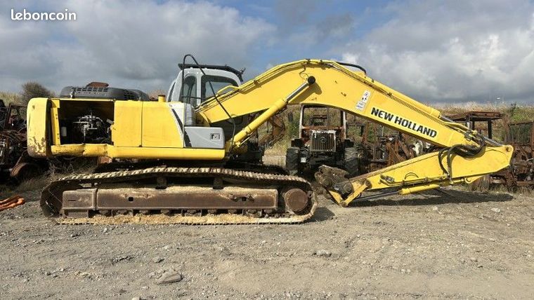 Pieces pelles sur chenilles new holland kobelko