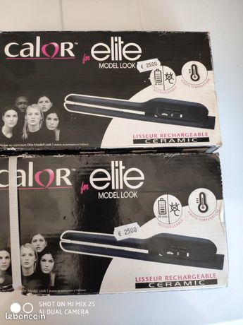 PINCE LISSANTE - ELITE CÉRAMIQUE - SANS FIL RECHARGEABLE 12V CALOR neuf