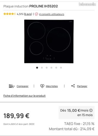 Plaque d'induction