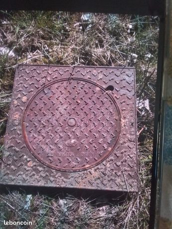 Plaque égout fonte