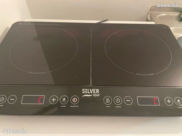 Plaque mobile double induction Silver Style
