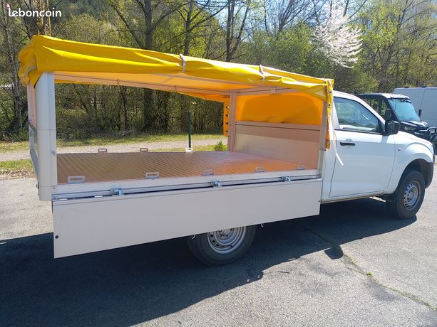 Plateau plat pour pick-up et camion apiculteur agriculteur paysagiste BTP