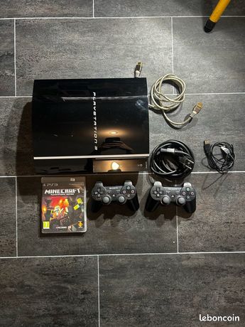 PlayStation 3 ps3 avec jeux minecraft