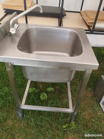 Plonge inox 1 bac