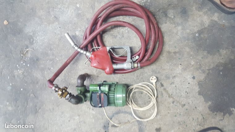 Pompe a gasoil ou fuel 220 volt mono 30 litres minutes