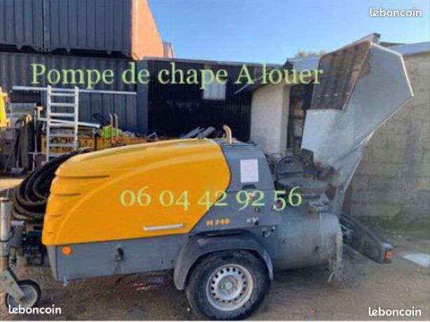 Pompe de chape