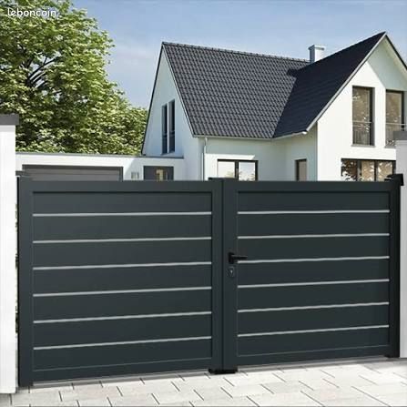 Portail 2 battants aluminium