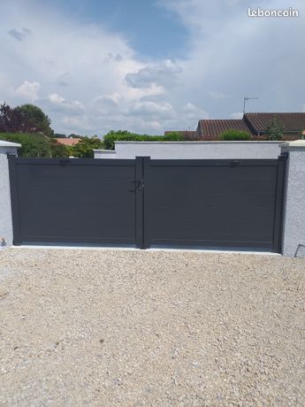 Portail 2 vantaux aluminium