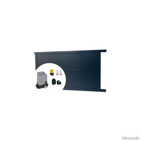Portail Aluminium L3xH1.8 motorisé