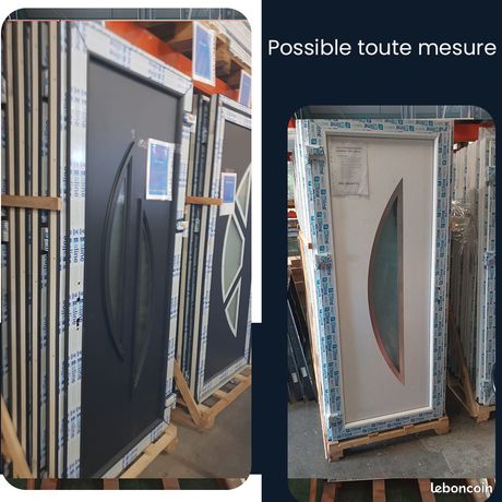 Porte aluminium standard ouvrant droit 2080x800