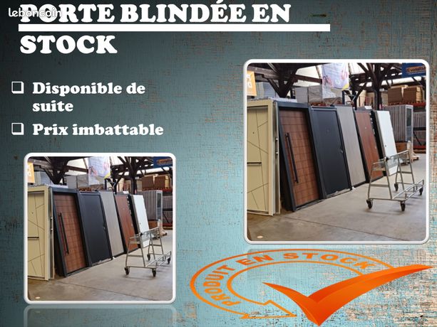 Porte blindée isolée laine de roche
