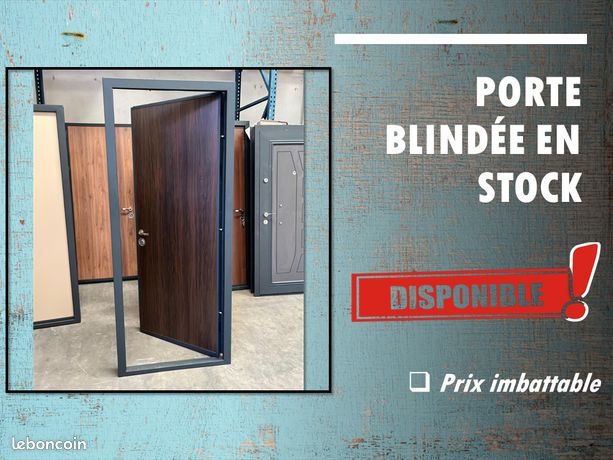 Porte blindée stock immédiat