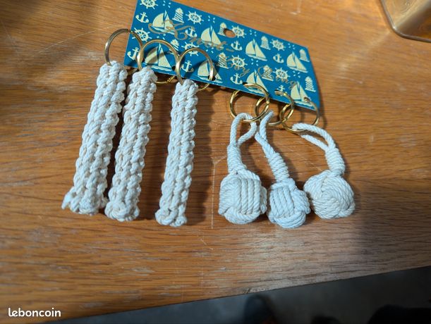 Porte clé corde