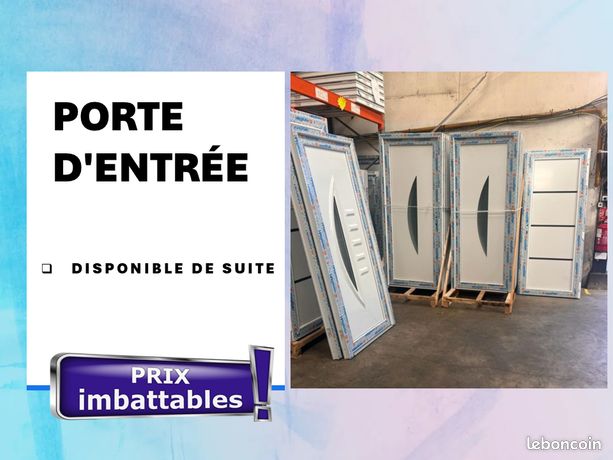 Porte en PVC stock