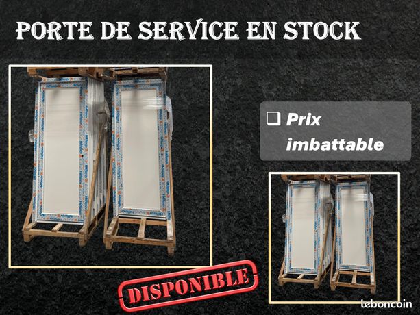Porte PVC pose en tunnel rapide