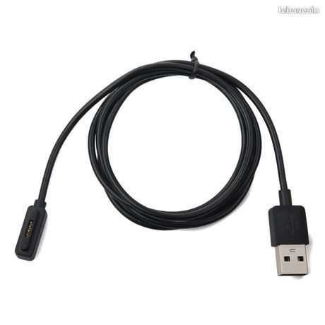 Pour ASUS Zenwatch 1m Câble de Charge 2ème Génération (Noir)