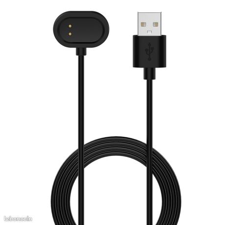 Pour câble de charge magnétique Realme Band2 (noir)