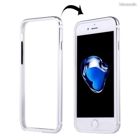 Pour iPhone 8 Plus & 7 Plus Cadre pare-chocs en alliage d aluminium (argent)