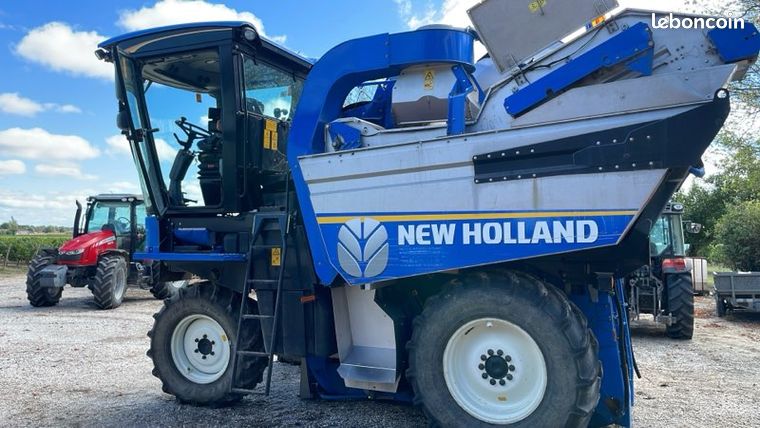 Prestation vendanges mécanique New Holland 9040L avec égreneur (rang 1,80m 2m)