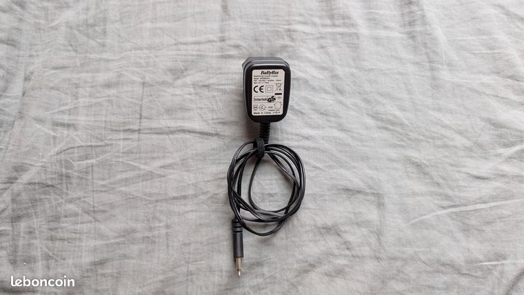 Prise, alimentation, adaptateur 6V 70mA Babyliss