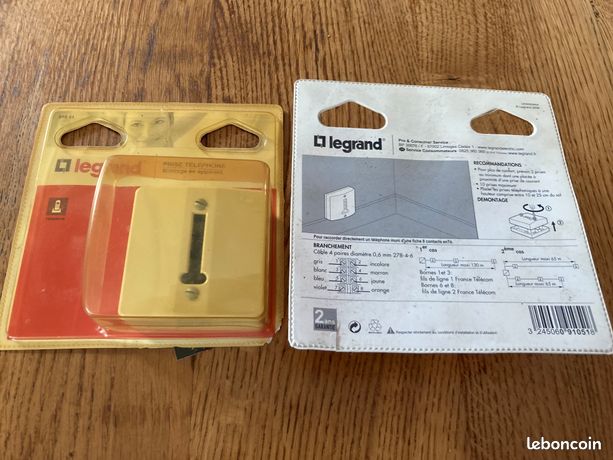 Prise téléphone montage en apparent Legrand