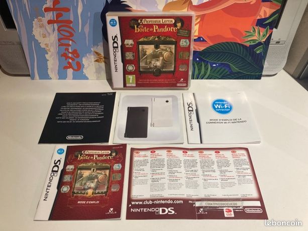 Professeur Layton et la Boîte de Pandore Nintendo DS FRA Boitier + Notices