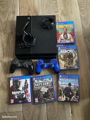 Ps4 2T + 2 manettes + jeux
