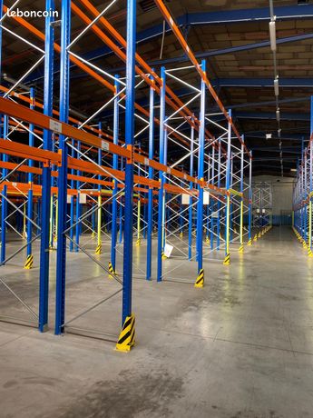 Rack mi lourd hauteur 5.40m longueur 3.60m profondeur 1.10m sabot