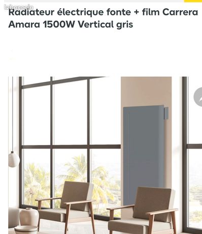 Radiateurs 1500w inertie seche val.360e