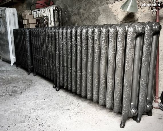 Radiateurs Fonte Fleuris Anciens