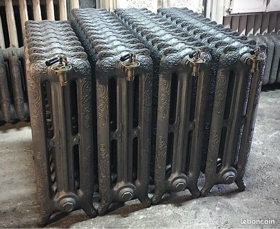 Radiateurs Fonte Fleuris XIX ième