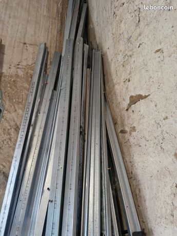 Rails et suspentes placo