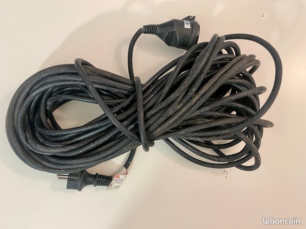 Rallonge électrique 25m 3G 15mm2 Powerfix