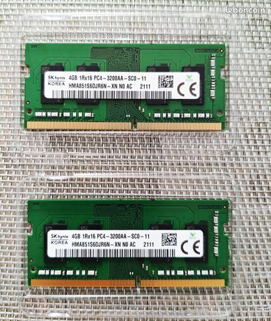 RAM 2x4Go DDR4 3200MHz