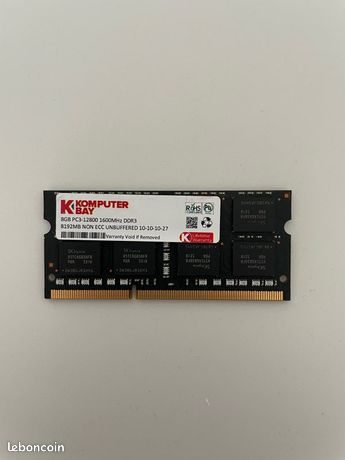 RAM 8GB DDR3 Sodimm