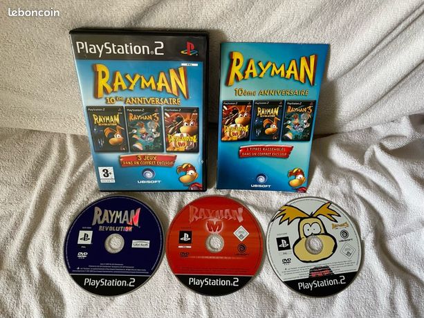 Rayman 10ème Anniversaire PS2 / , voir détails + photos dont fonctionnement sur la console