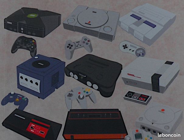 Récupère ancienne console de jeu