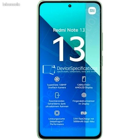Redmi note 13 bleu