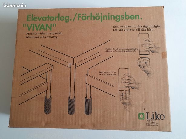 Rehausseur de table ou siège avec 5 réglages