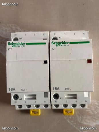 Relais modulaire Schneider Electric 4pôles 16 A