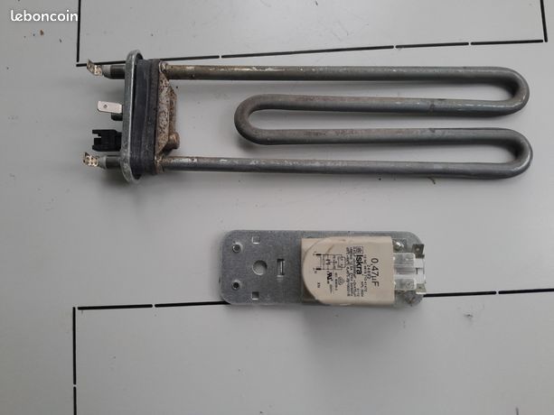 Résistance et condensateur machine à laver laden