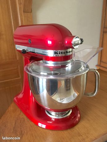 Robot pâtissier Artisan KITCHENAID Couleur Pomme d’Amour, Batteur sur socle, Pétrin