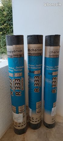 Rouleaux de bitume