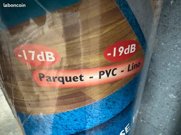 Rouleaux isolant phonique parquet PVC lino