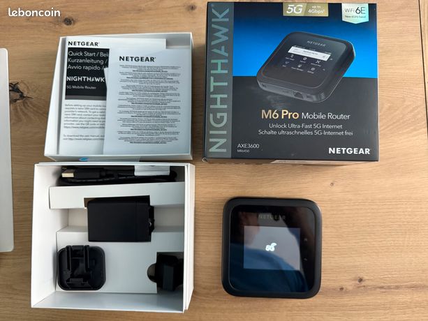 Routeur Mobile Nighthawk Netgear M6Pro + housse de transport + antenne