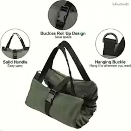Sac à outils enroulable robuste-organisateur multi-outils en tissu rangement