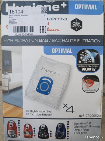 Sacs aspirateur Hygiène + optimal Rowenta x 7