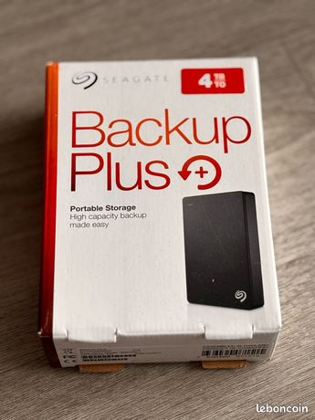 Seagate backup plus 4TB portable storage / Stockage portable Seagate Backup Plus 4 To