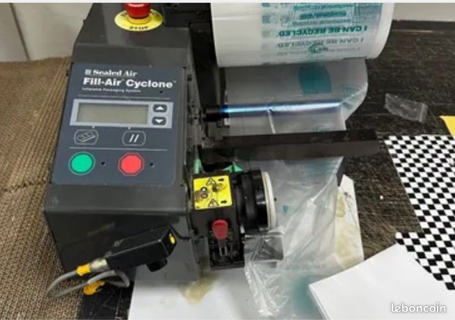 Sealed air fill air cyclone machine de calage gonflable